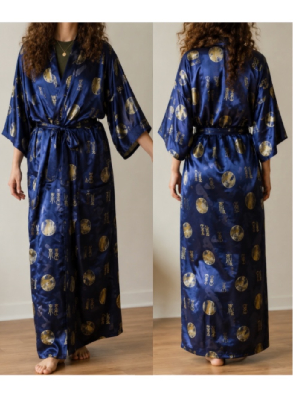 Authentic Japanese Dressing robe, kimono (XL)